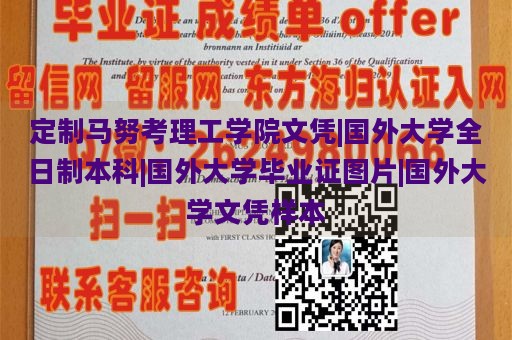 定制马努考理工学院文凭|国外大学全日制本科|国外大学毕业证图片|国外大学文凭样本